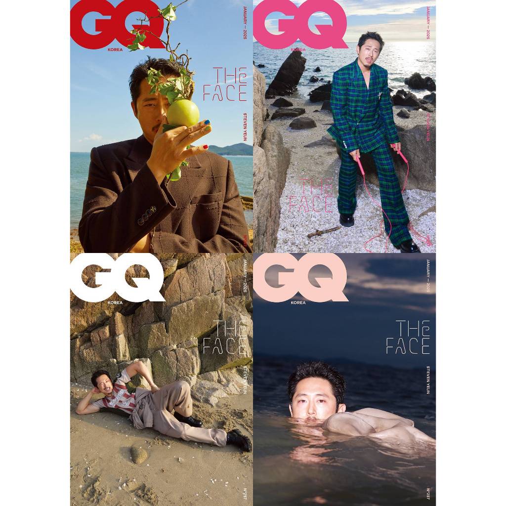 2025.1 GQ STEVENYEUN COVER RANDOM Magazine BOOK