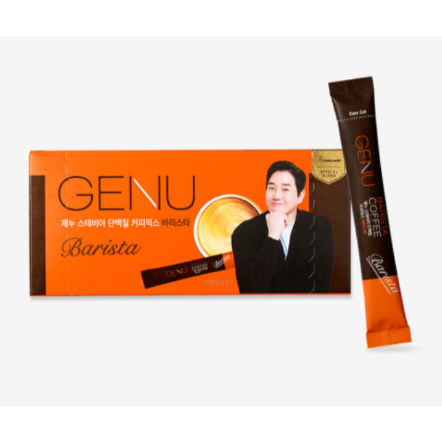 [GENU][KOREA]Stevia Protein Coffee Mix Barista 9.8g x 20 แท่ง