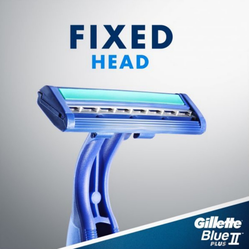 เครื่องโกนหนวด GILLETTE Blue II PLUS 11 ชิ้น/แพ็คมีดโกนแบบใช้ซ้ําได้แบบใช้แล้วทิ้ง / จากโซล, เกาหลี ราคา ถูกที่สุด ดีลบีเคเค แกลเลอรีภาพที่ 3