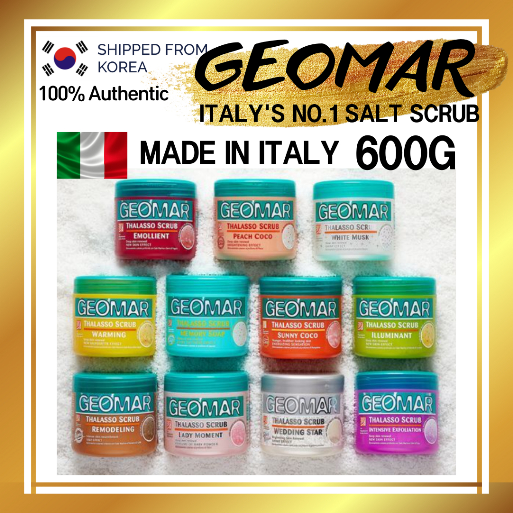 [GEOMAR/อิตาลี]600g Body Scrub Skin Exfoliating Whitening Body Scrub Bath Body Care Body Scrub Peel