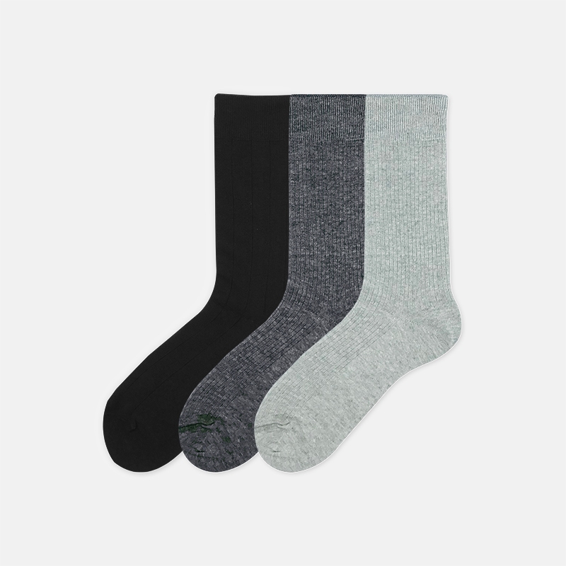 Jockey 3 คู่ผู้ชายถุงเท้าความยาวเต็มผ้าฝ้าย Elastane JMS775532