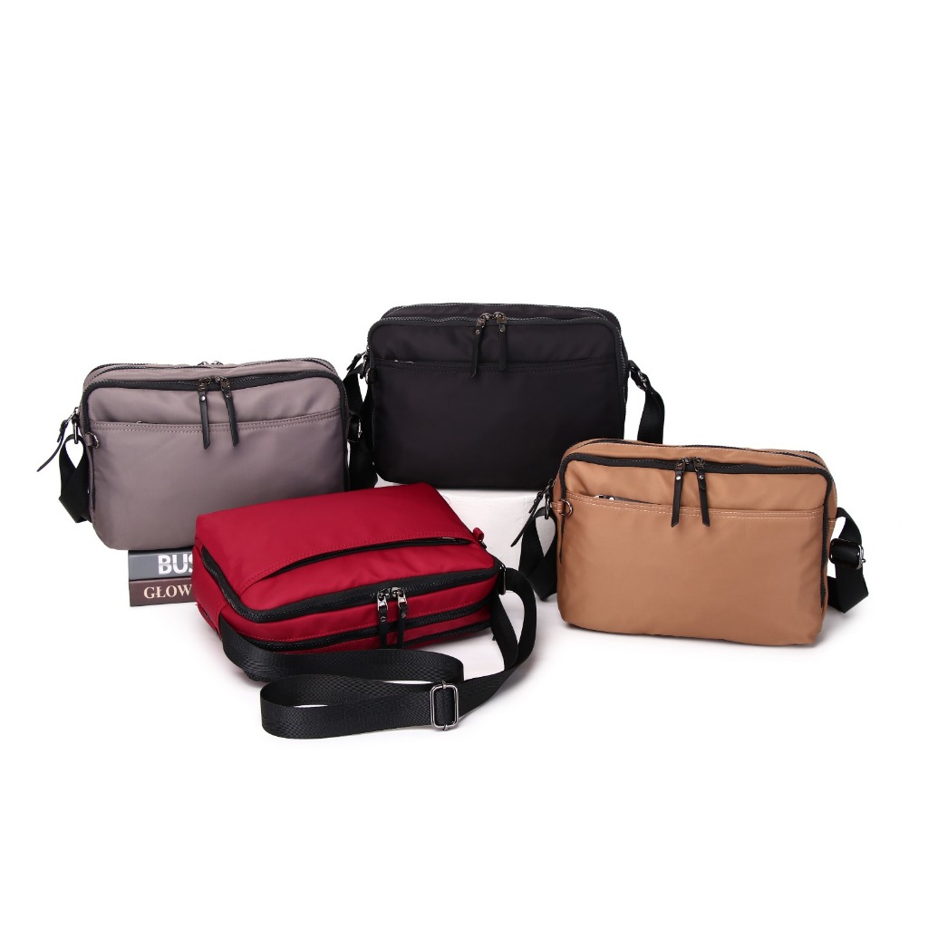 MadeByGER // ใหม่ DEC07 9105 TEDDY กระเป๋าสะพายข้าง Unisex 29x12x19cm