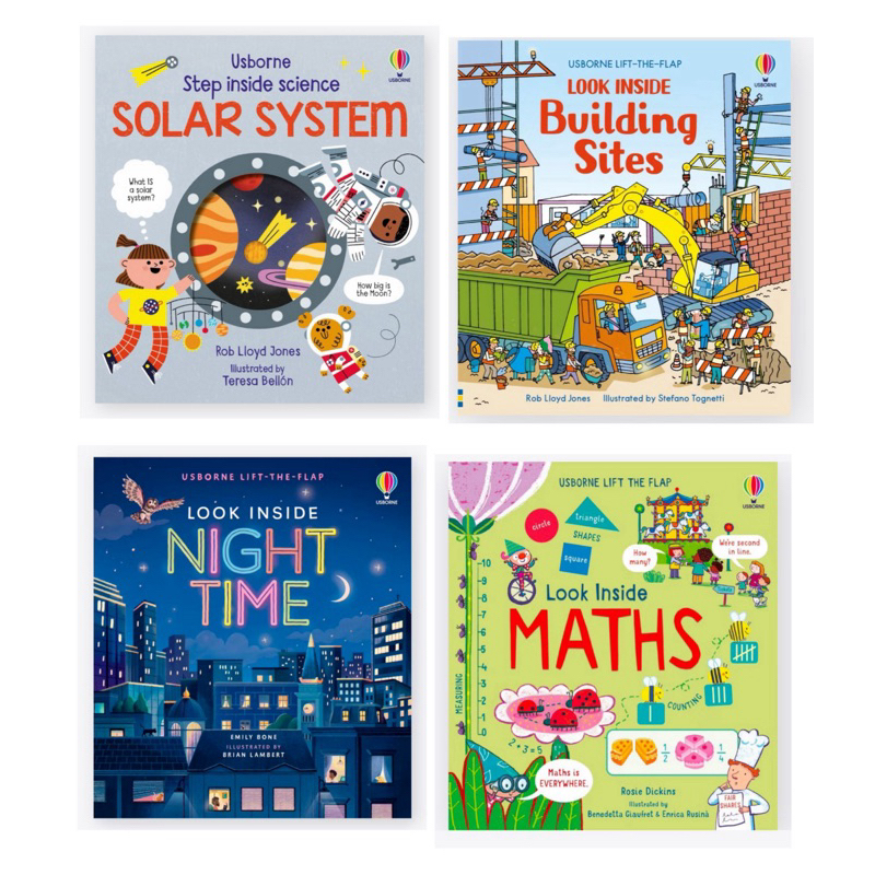 Usborne: Solar System/Building Sites/ Night Time/ Maths