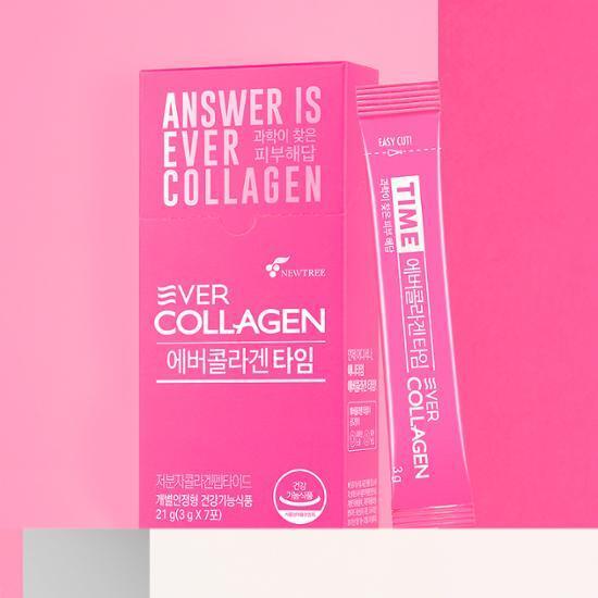 [EVERCOLLAGEN] Time Stick Collagen 7 ซอง (7 วัน) – Firming & Radiant Skin Support – จัดส่งเกาหลี