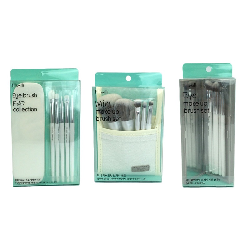 [Fillimilli] Eye Brush Pro/ Mini Makeup / Eye Make Up Brush Kit