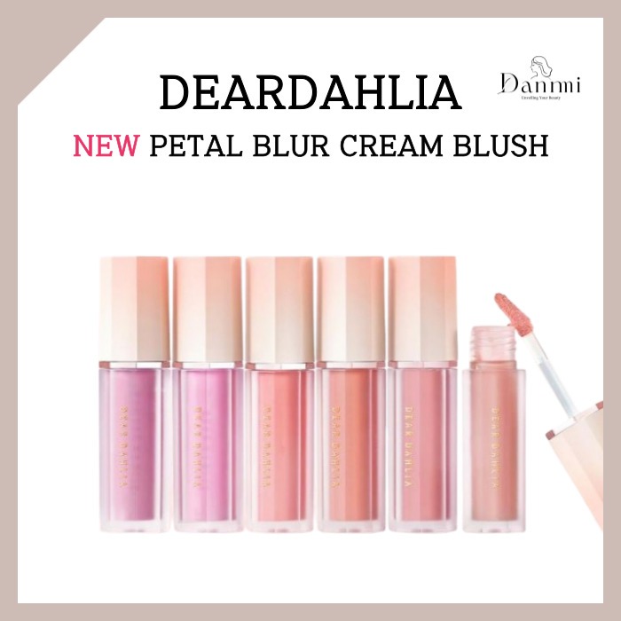 [DEAR DAHLIA] NEW Petal Blur Cream Blush Soft Patel 6 Colors Olive Young