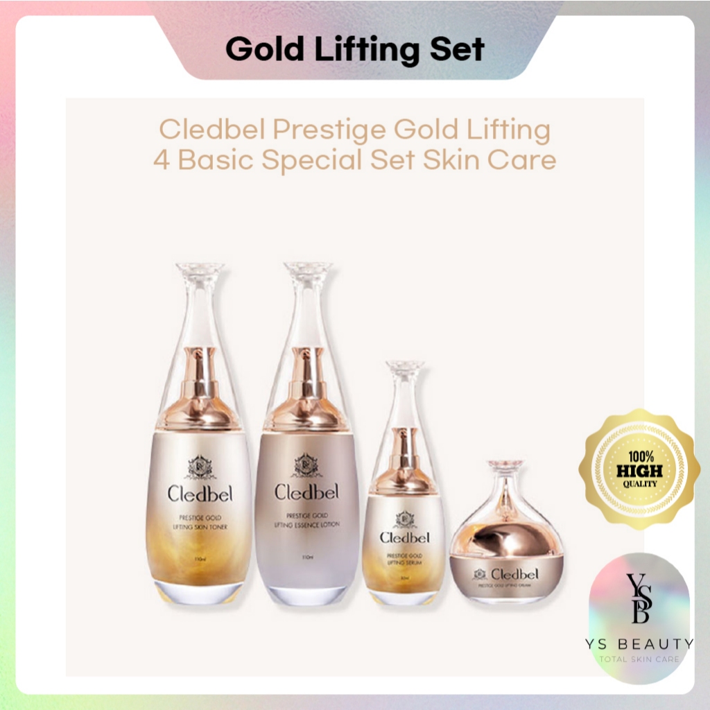 Cledbel Prestige Gold Lifting 4 Basic Special Set Skin Care