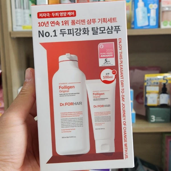 Dr.FORHAIR Folligen Original Shampoo 400ml + 100ml thumbnail 3