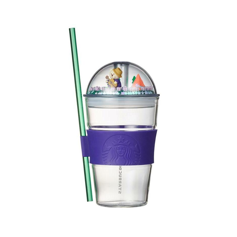 Starbucks Summer Forest Glass Dome Cold Cup 503 ml
