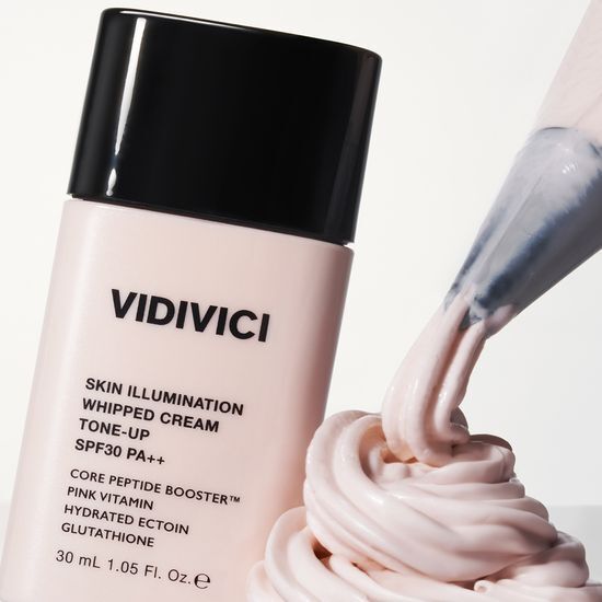 [VIDIVICI] Skin Illuminating Whipped Cream Tone-Up SPF30 PA++ 30ml – Lightweight Glow & Natural Brightening