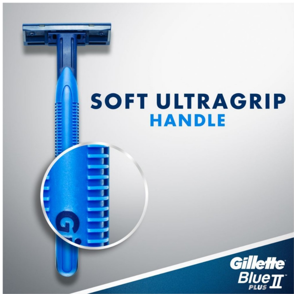 เครื่องโกนหนวด GILLETTE Blue II PLUS 11 ชิ้น/แพ็คมีดโกนแบบใช้ซ้ําได้แบบใช้แล้วทิ้ง / จากโซล, เกาหลี ราคา ถูกที่สุด ดีลบีเคเค แกลเลอรีภาพที่ 6