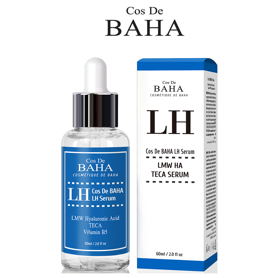 COS DE BAHA hyaluronic acid complex cica soothing moisturizing serum (30ml,60ml)