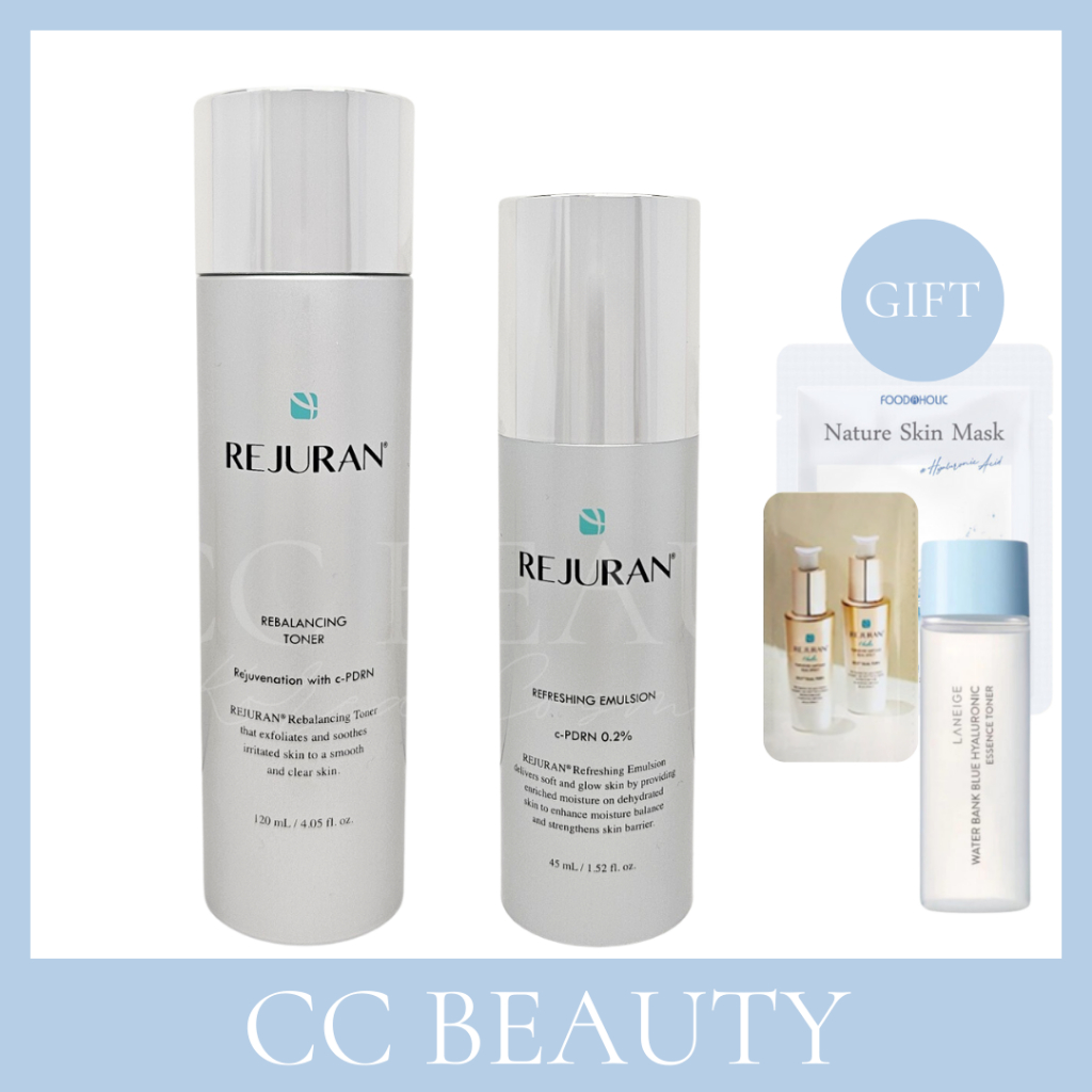 Rejuran Rebalancing Toner (120ml) + Rejuran Refreshing Emulsion (45ml)/ ฟื้นฟูผิว ไฮเดรชั่น และ Balance Duo