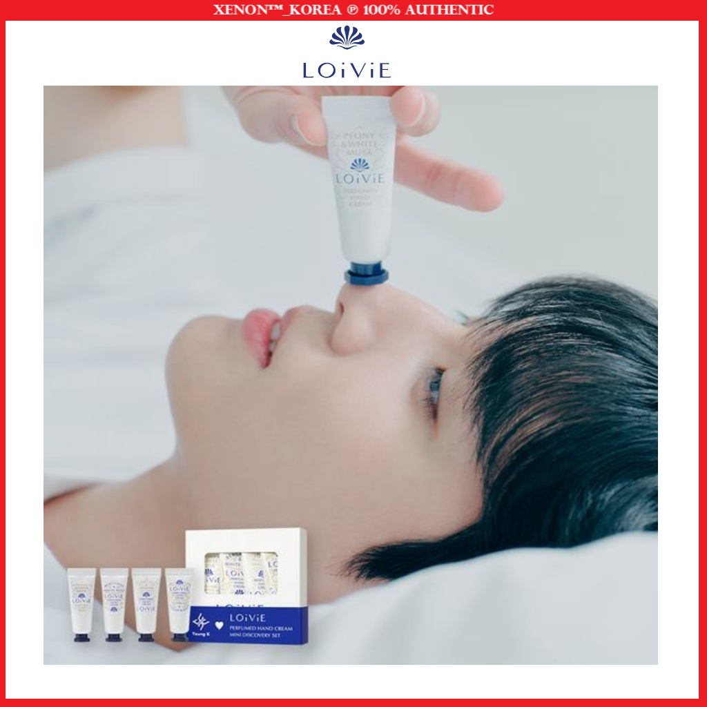 Loivie Lotus & Incense Perfumed Hand Cream 35mL / Peony & White Musk / Bergamot & White Rose/Fig & Cedarwood / Discovery Set