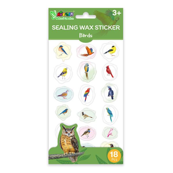 Avenir Sealing Wax Sticker Birds