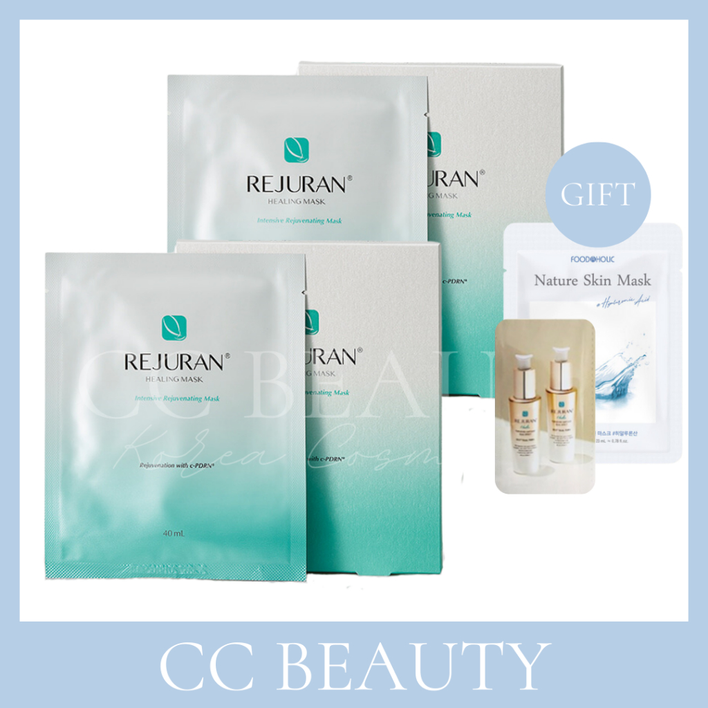 Rejuran Turnover Mask 10 แผ่น (5 x 2 แพ็ค) - Hydrating, Anti-Aging, และ Skin Rejuvenation Sheet Masks