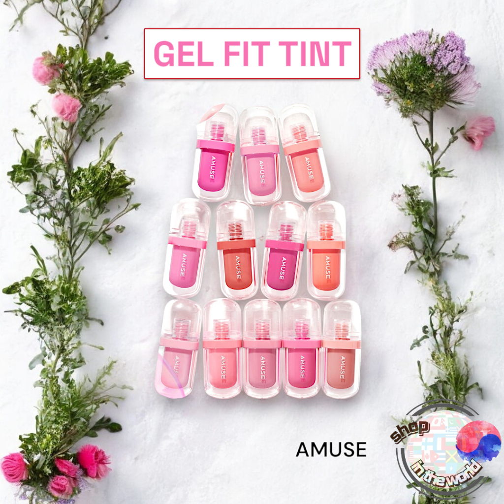 Amuse Jel Fit Tint 3.8g Moist Tint Plump Lip Tint