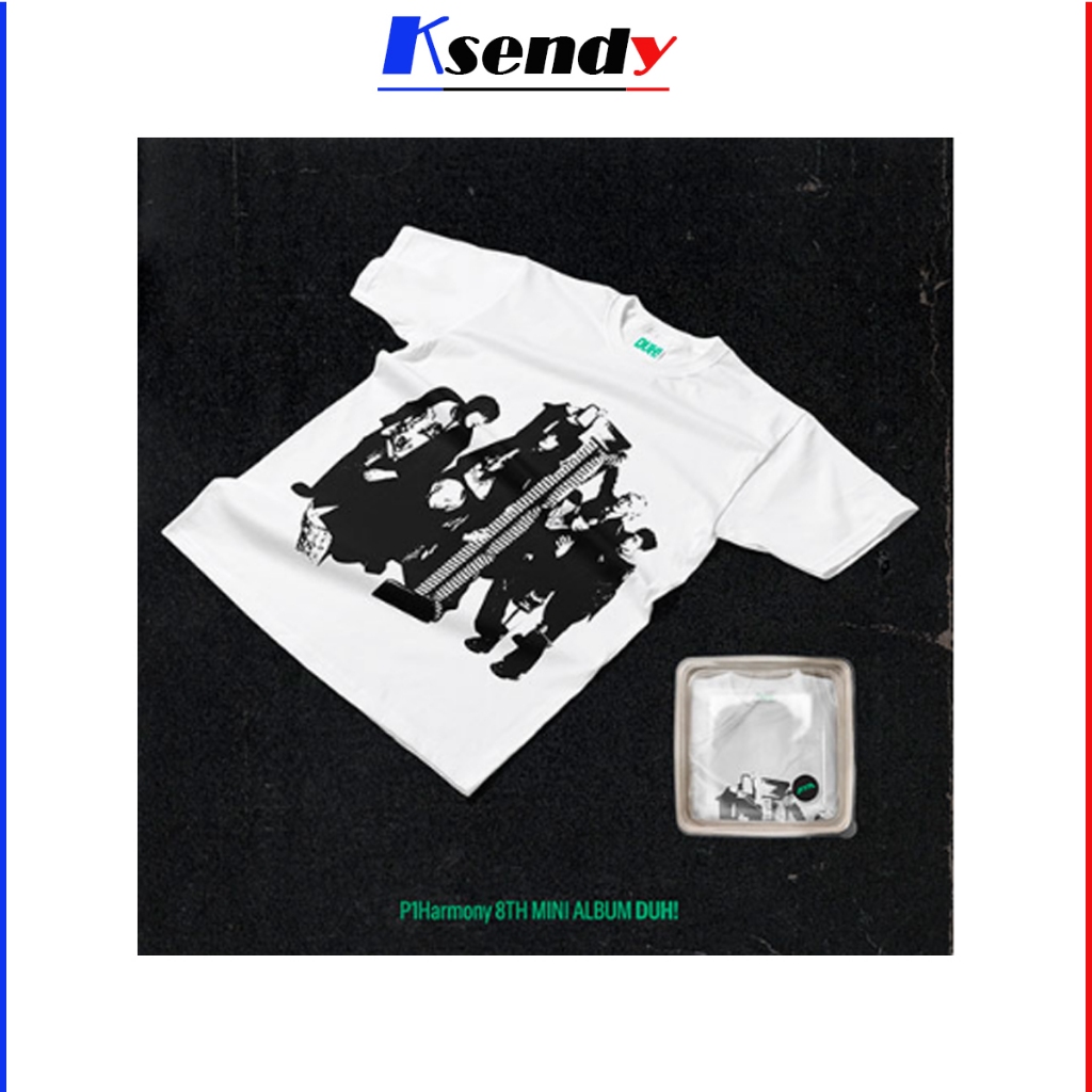 P1Harmony 8th Mini Album [ DUH! ]MD/Plain White T Ver.