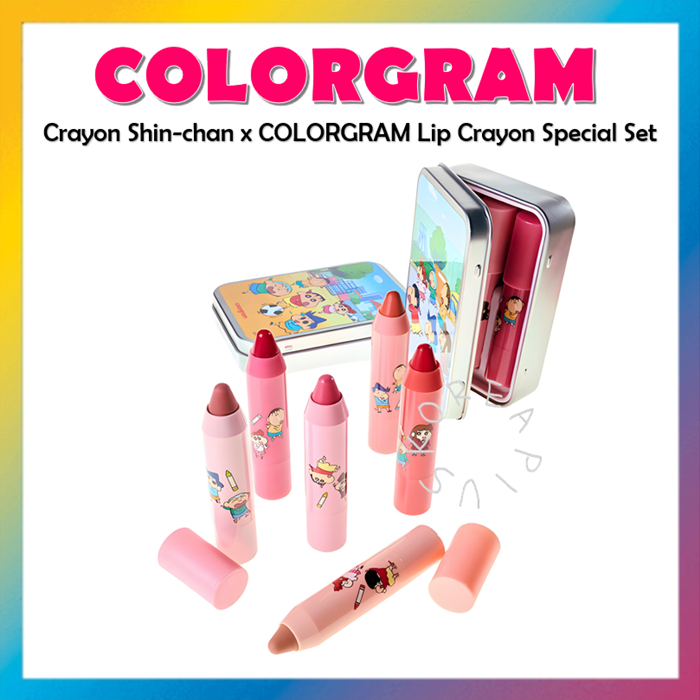 [colorgram] Crayon Shin-chan x colorgram Lip Crayon Special Set