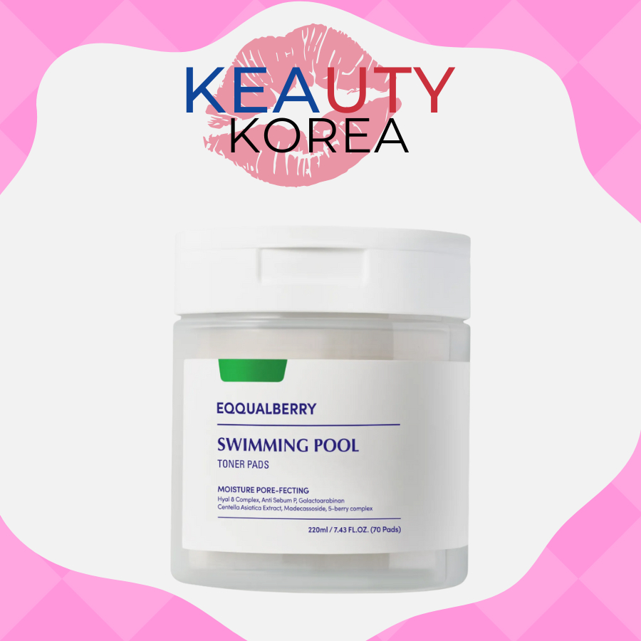 EQQUALBERRY SWIMMING POOL TONER PADS 220ml 70 แผ่น