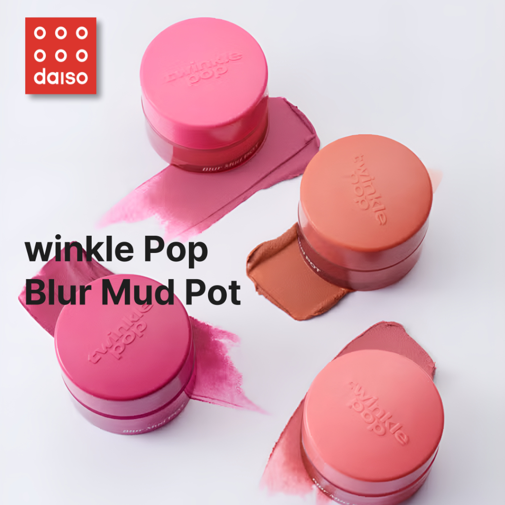 Twinklepop Blur Mud Pot 4 สี – Lightweight Matte Lip & Cheek K-Beauty Makeup