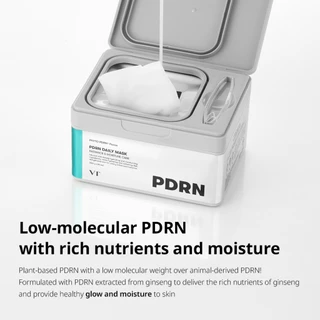 [VT] PDRN Daily Mask 30 ชิ้น วีแกนจากพืช PDRN, Radiance Care [Officlal Flagship]