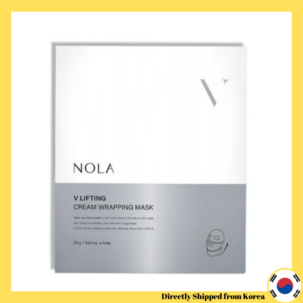 [Nola] V Lifting Cream Wrapping Mask EGF Collagen V-Line Patch 4ea 24g