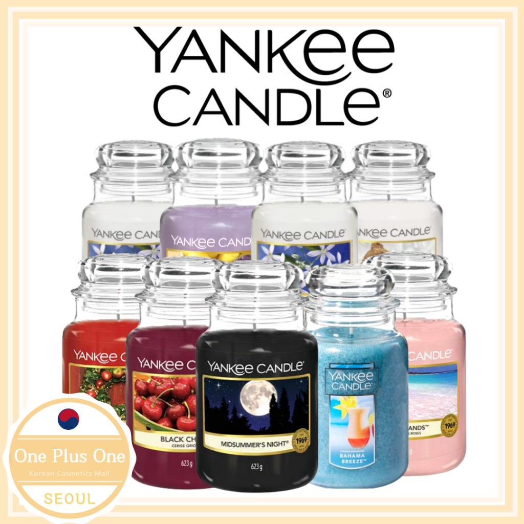 YANKEE CANDLE เทียนแยงกี้ เทียนขวดขนาดใหญ่ 623g / 104g คริสต์มาสวันหยุด นับถอยหลังจากเกาหลี + เครื่องอุ่นเทียน