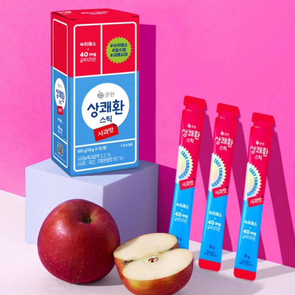 Samyang Q1 Easy Tomorrow Condition Stick Apple 18g 10 ซอง Hangover Drinking / จากโซล เกาหลี