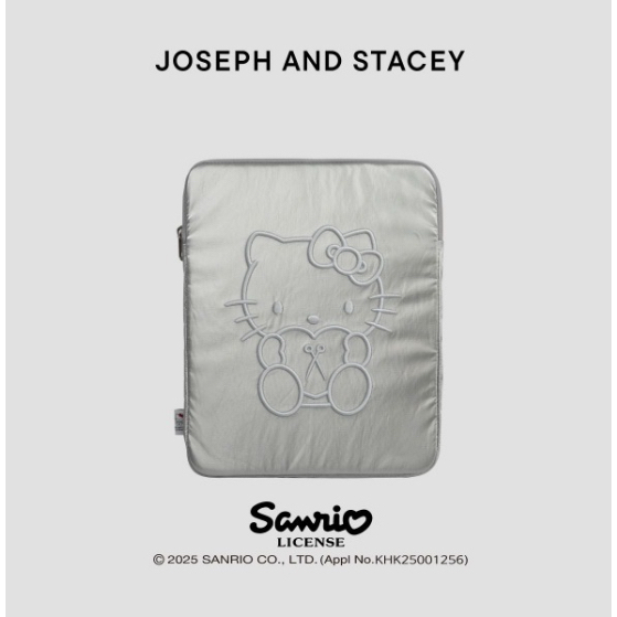 [JOSEPH และ STACEY]SLEEK TABLET POUCH 11INCH HELLO KITTY SILVER