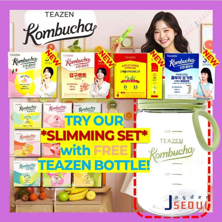 *มาใหม่+ของขวัญฟรี* TEAZEN KOMBUCHA/ICED TEA/MILK TEA/YOGURT SMOOTHIE/APPLE CIDER VINEGAR/YOGURT SMO