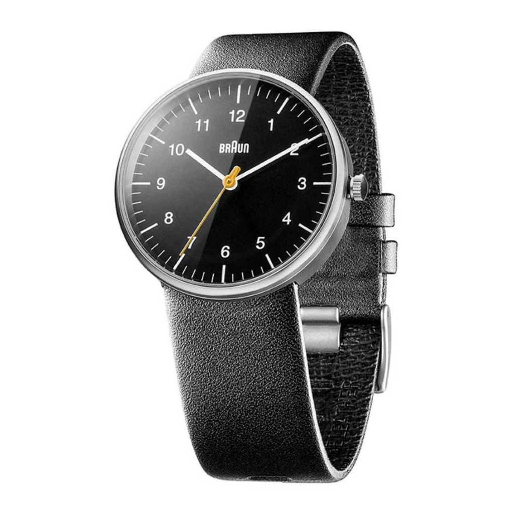 BRAUN Mens All Black Quartz Watch Black Strap Stainless Steel Case BN0021BKBKG จากโซล เกาหลี