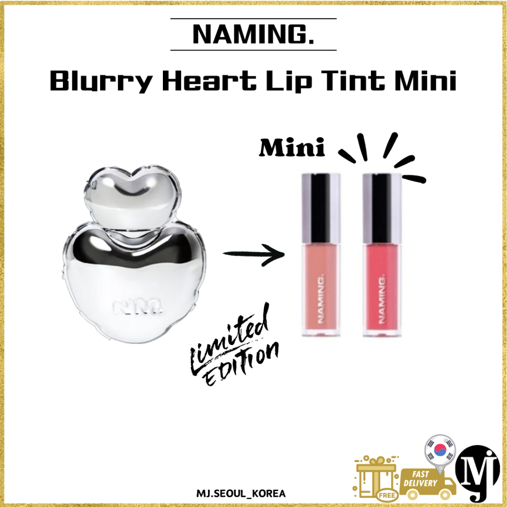 Naming. Blurry Heart Lip Tint Mini