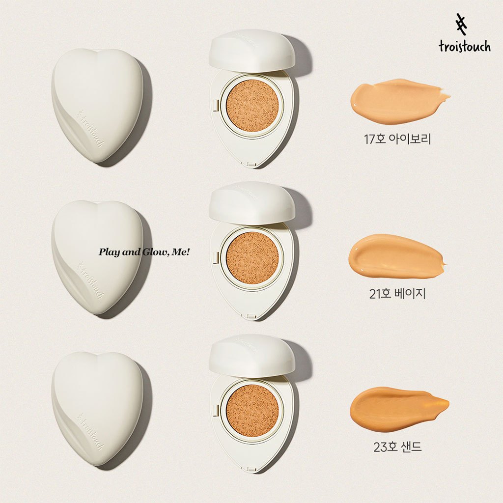 [TROISTOUCH] Heart Cover Cushion Foundation Matte Aqua Glow คูชั่น คุชชั่น คุชชั่นรองพื้น - รูปที่ 3