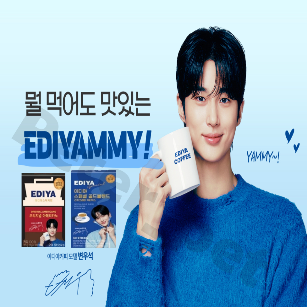 [Korea- EDIYA Coffee] Mix Coffee Stick Coffee 3in1& Original Stick Coffee(Americano)