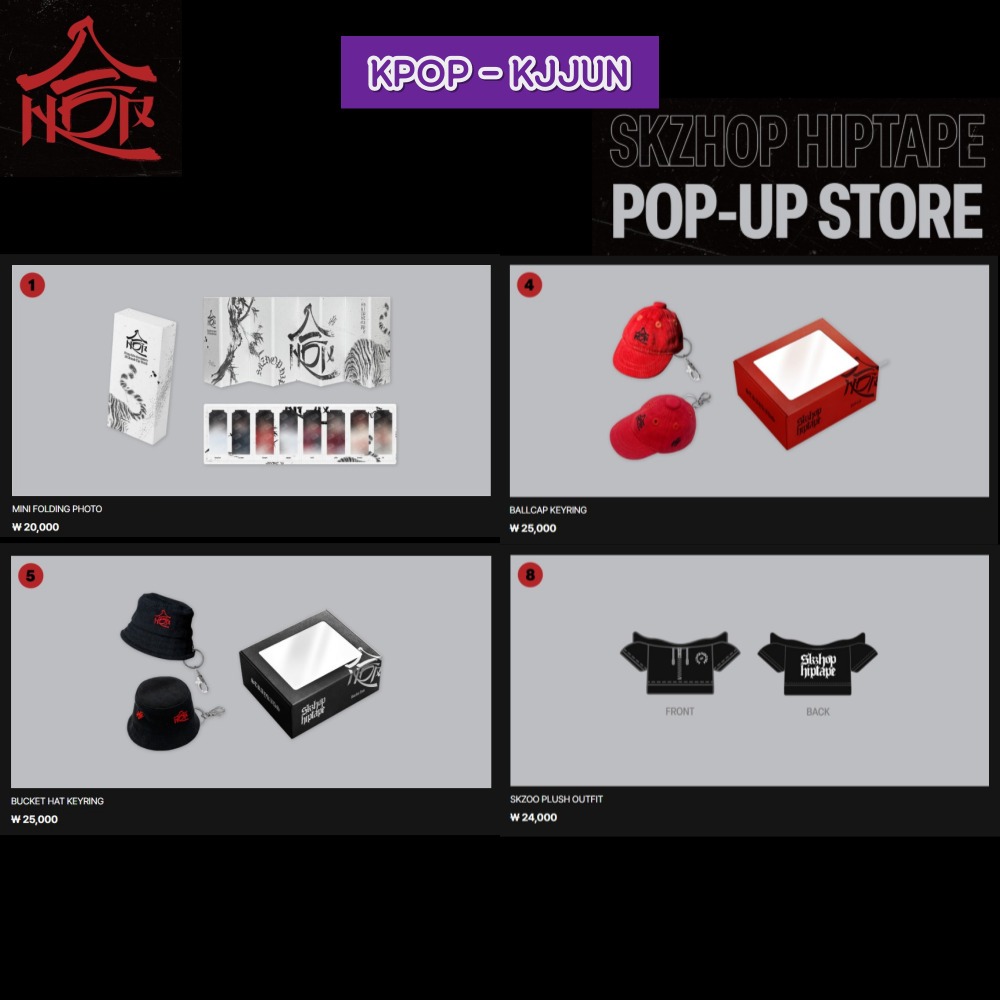 POP-UP STORE STRAY KIDS SKZHOP HIPTAPE MD
