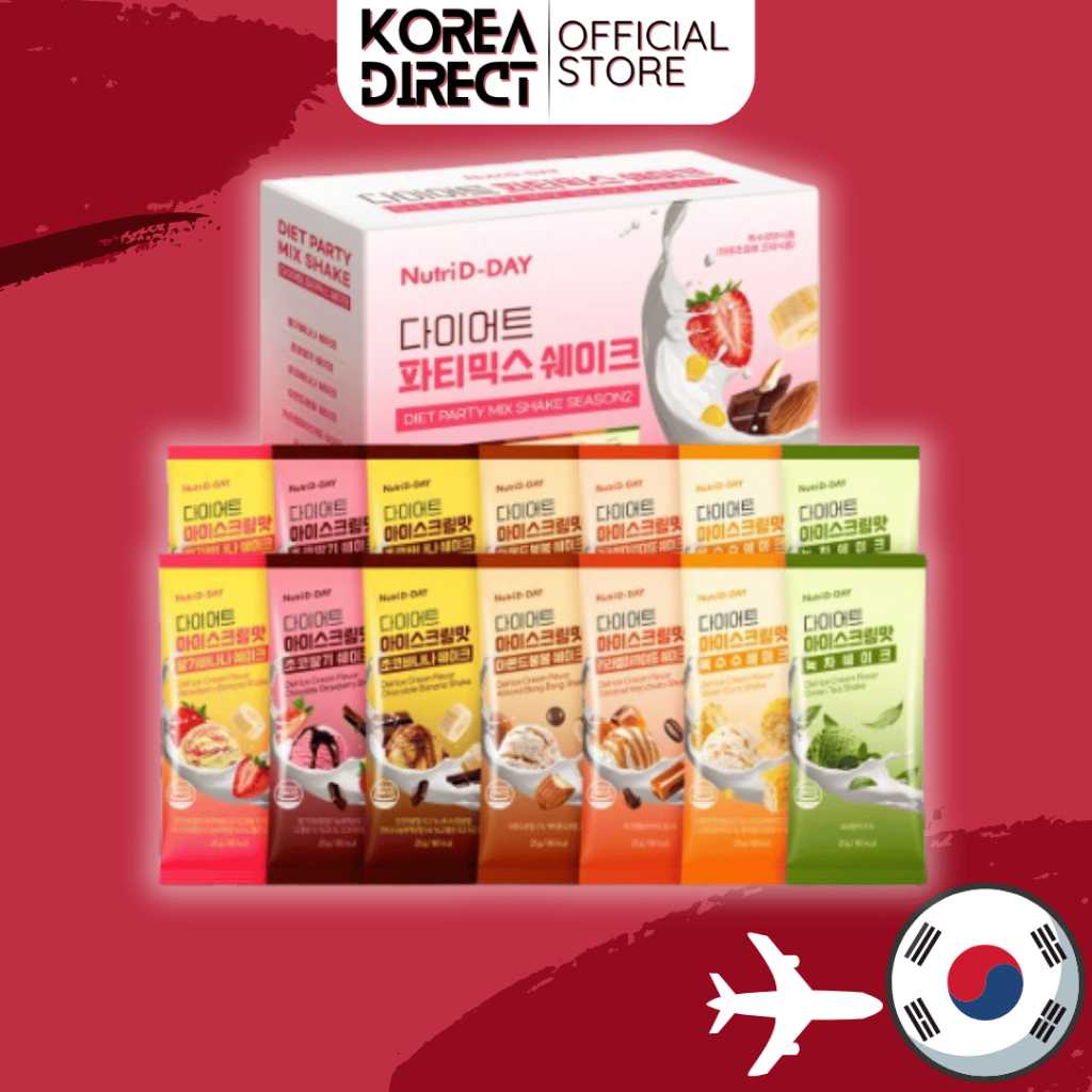 Nutri D-DAY Diet Shake สําหรับอาหารทดแทน 14 วัน ปาร์ตี้มิกซ์