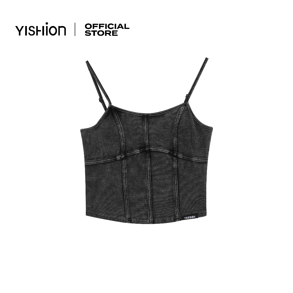 YISHION Edgy Cami Ribbed สําหรับผู้หญิง 1015