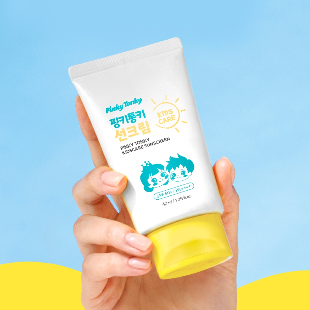 Pinky Tonky KidsCare Sunscreen Korea Best Kids Cosmetic