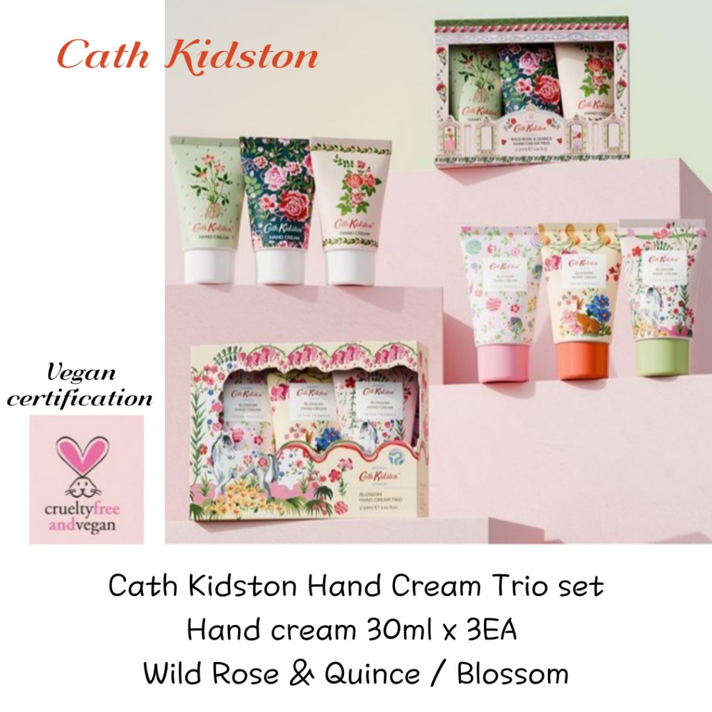 [Cath Kidston] Hand cream Trio set Hand cream 3 x 30ml