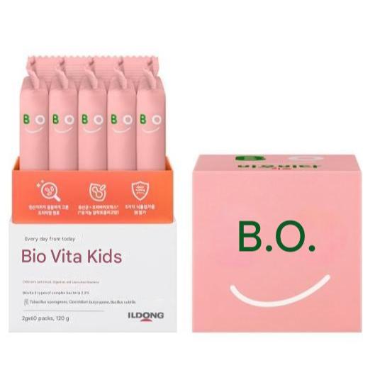 [KOREA] Ildong Biovita Kids Probiotics – มัลติไบโอติกส์ รสสตรอเบอร์รี่ 120g (2g x 60 แท่ง)