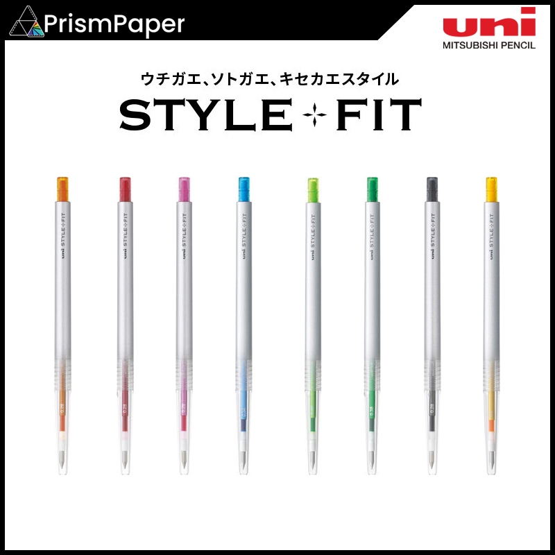 Uni Style Fit Gel Ink ปากกาลูกลื่น Knock Type 0.28 / 0.38 มม. UMN-139 made in japan