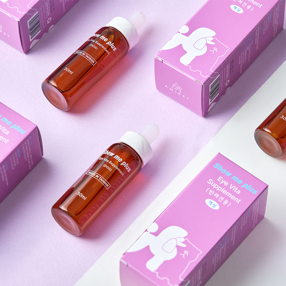 Show ME PLUS อาหารเสริมตาสุนัขรุ่นที่ 2 ขจัดคราบน้ําตา 30 มล. ผลิตภัณฑ์เกาหลียอดนิยม