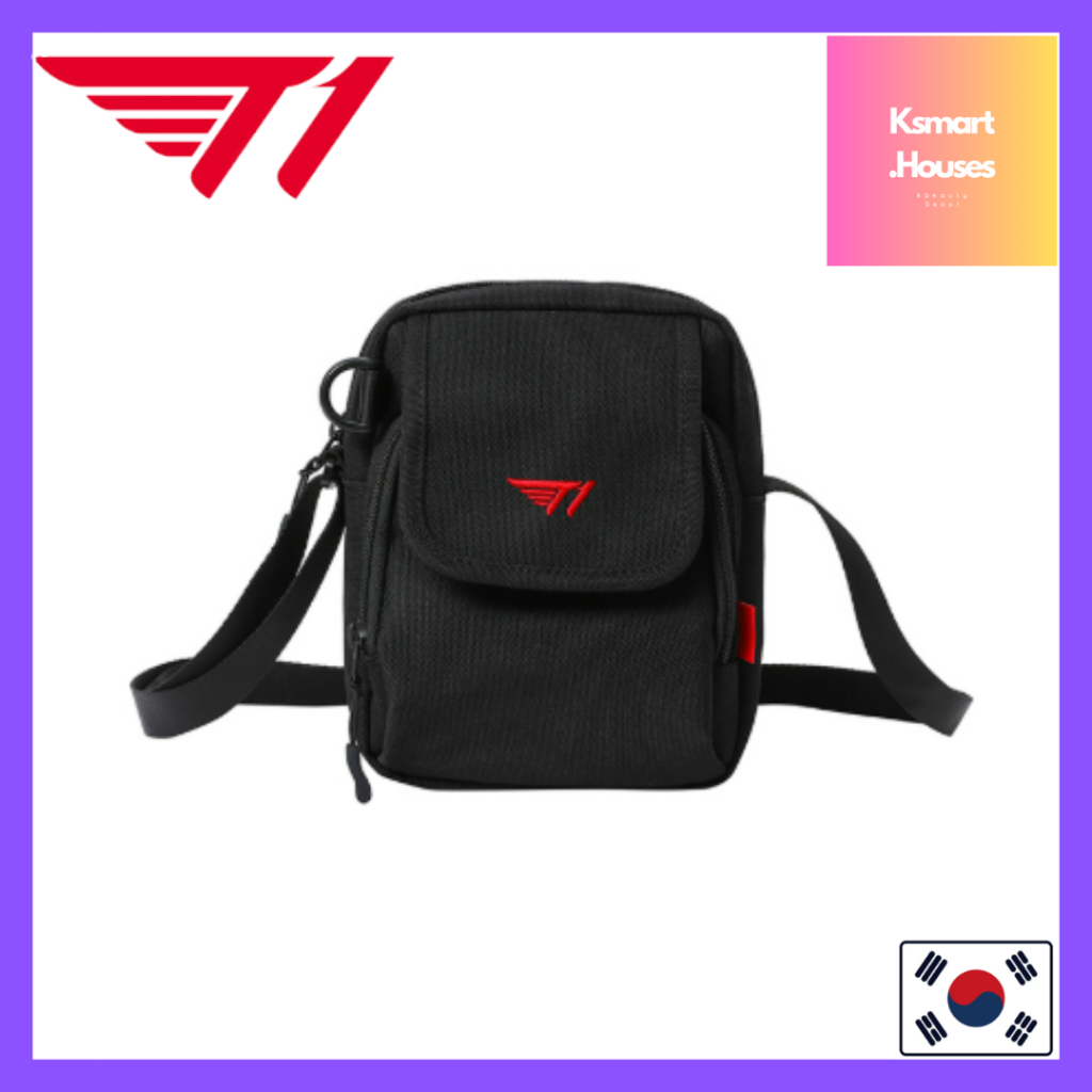 T1 Logo Mini Cross Bag T1 KOREA ผลิตภัณฑ์อย่างเป็นทางการ
