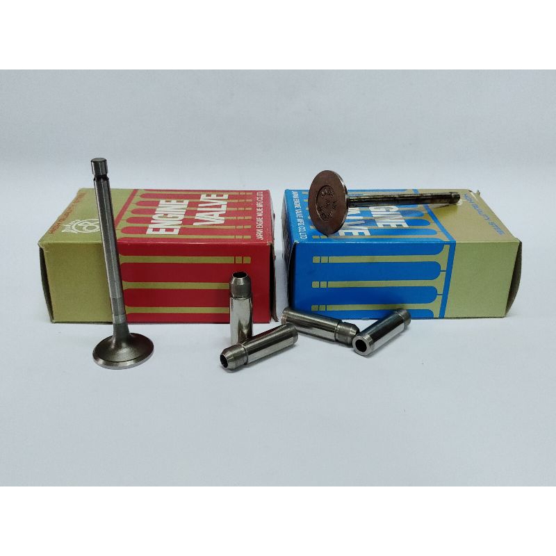 ISUZU ELF NHR55 4JA1 4JB1 RODEO TFR55 ENGINE EXHAUST INLET VALVE & VALVE GUIDE