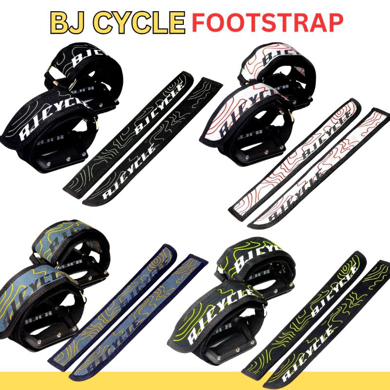 BJ Cycle Footstrap สายรัดบันไดปั่นจักรยาน สำหรับ Fixed Gear (รุ่นหนา)