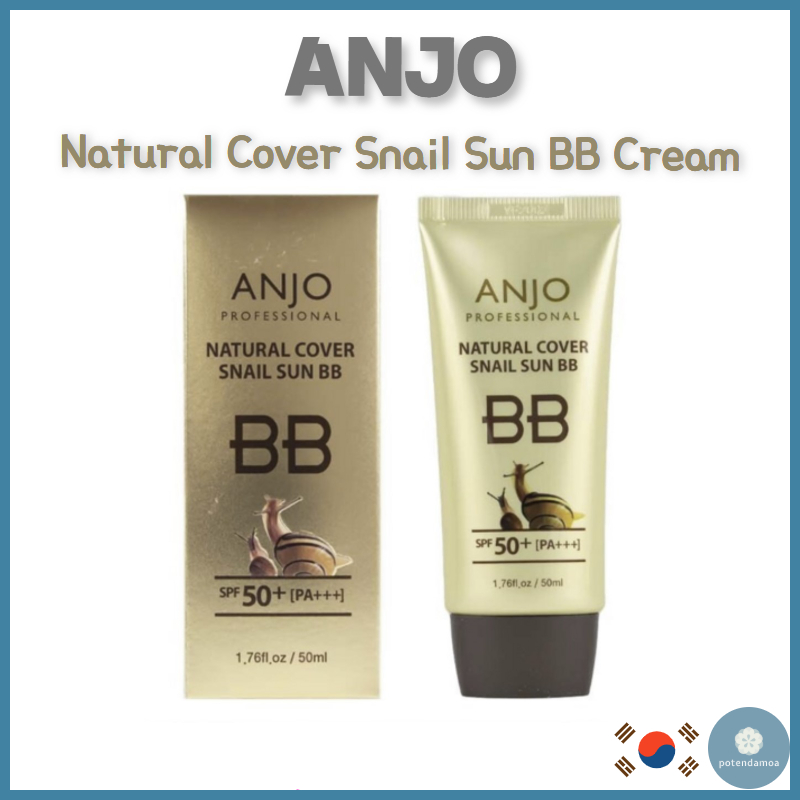 [Anjo] Natural Cover Snail Sun BB Cream 50ml/SPF50+PA+++