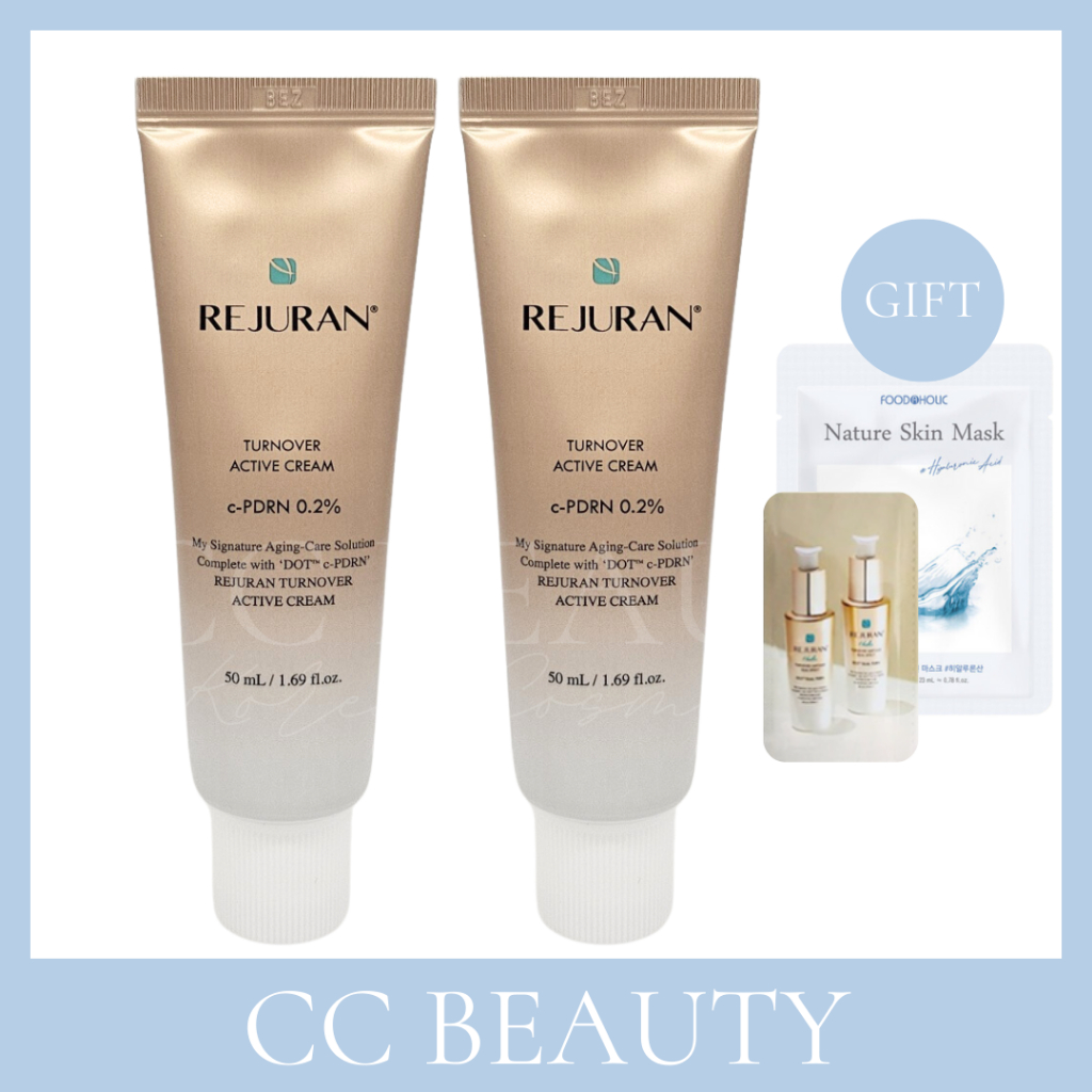 Rejuran Healer Turnover Active Cream 50ml 1+1/ korea/ Skin Regenerator/Anti-Aging/Hydrating Skin Elasticity/ Soothing and Calming
