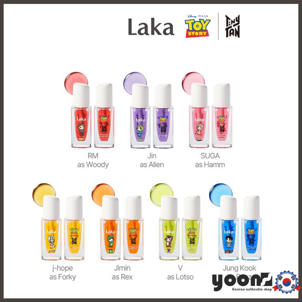 [Laka] Toy Story BTS TinyTAN Lip Oil 4.5ml_จากเกาหลี