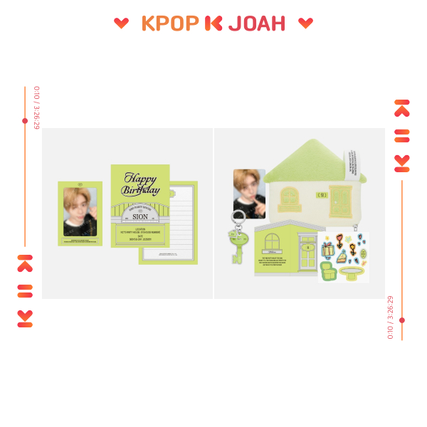 (POUCH PACK / PARTY CARD) SION (NCT WISH) - 2025 ARTIST BIRTHDAY MD (27th Jun.2025)